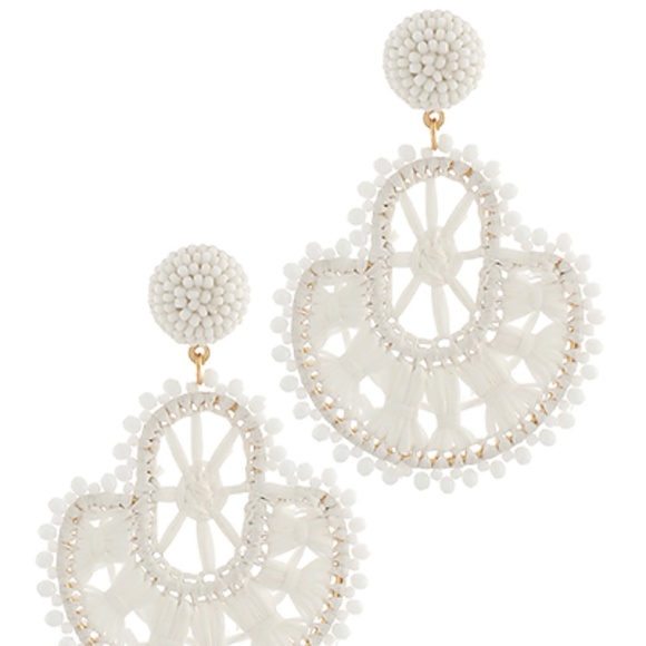 Dotted Crochet Pattern Drop Earrings - Picture 4 of 4